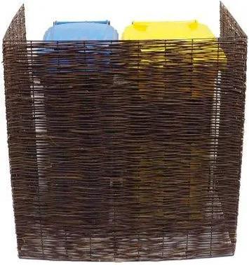 Nieuwe Dubbele Containerschermen 115x120x80cm, Ophalen of Verzenden, Nieuw, Overige materialen, Overige typen