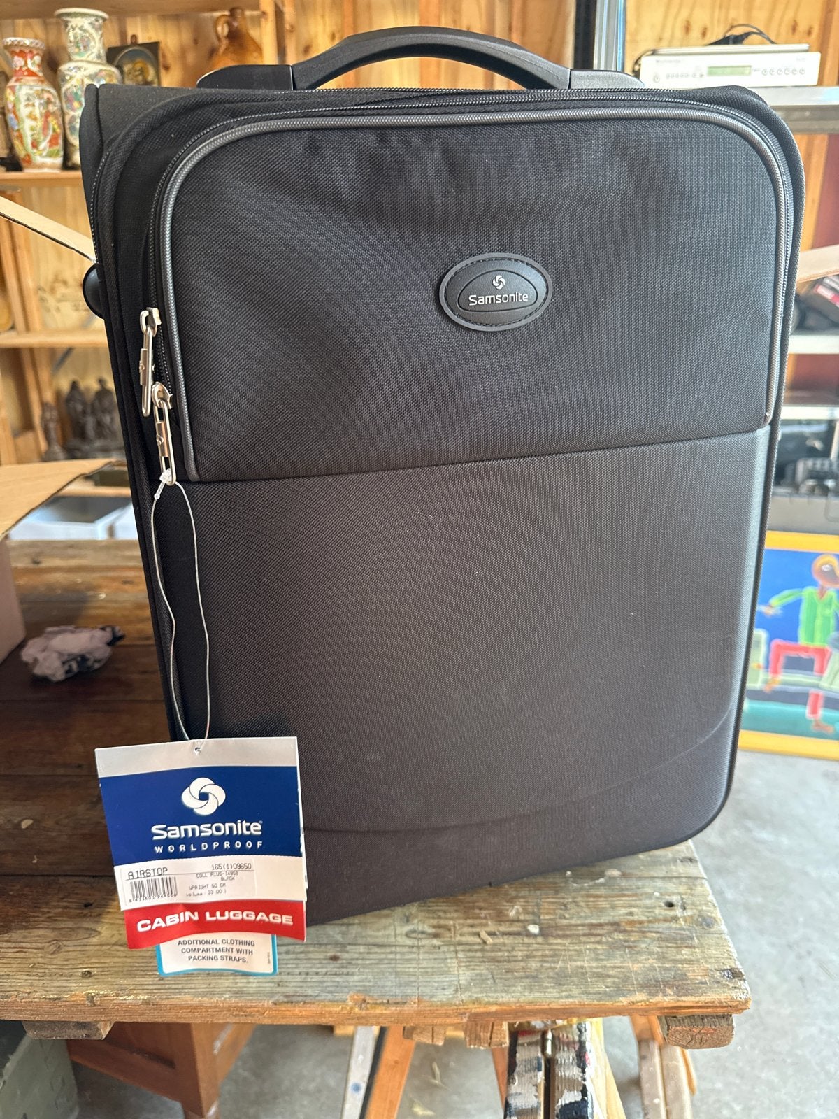 Samsonite Airstop Worldproof Cabin Luggage - Zwart, 20 tot 30 cm, Zwart, Minder dan 40 cm, Nieuw