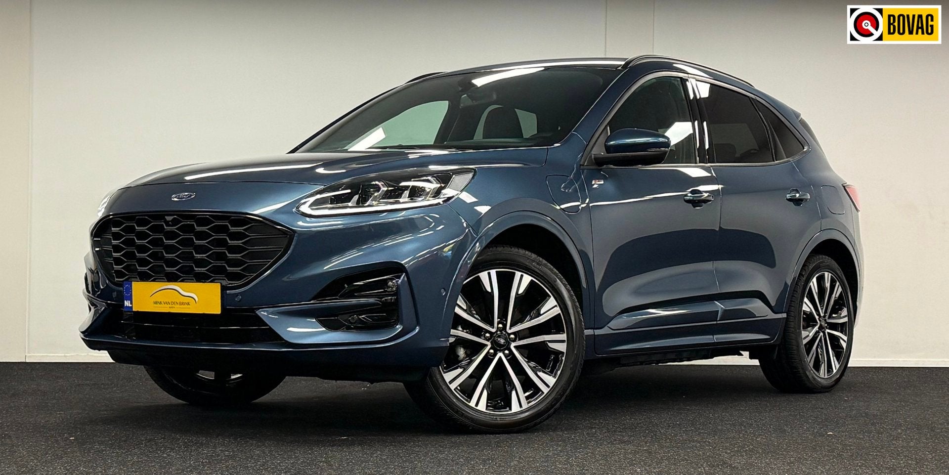 Ford Kuga 2.5 PHEV ST-Line X*224PK*Trekhaak*B&O*20''*Navi*Ca, Auto's, Dealer onderhouden, Gebruikt, Zwart, 4 cilinders