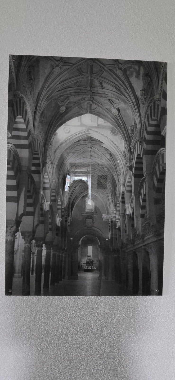 Mezquita Cordoba - Originele Zwart-Wit Foto, Ophalen, Foto, Fotografie, Origineel