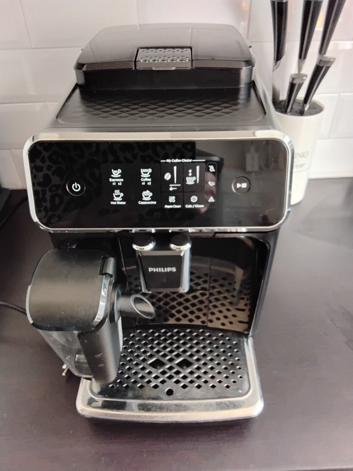 Philips Koffiebonenautomaat met Melkopschuimer - Cappuccino, Witgoed en Apparatuur, Koffiezetapparaten, Ophalen, Afneembaar waterreservoir