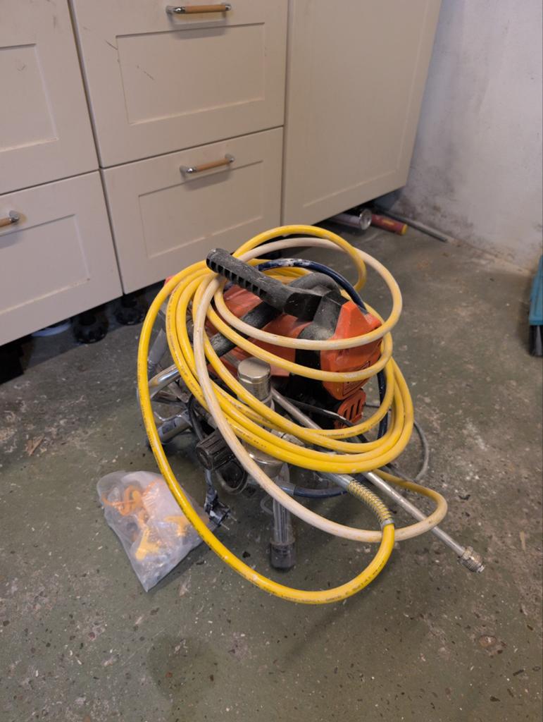 Vevor verfspuit 2200w, Ophalen, Gebruikt