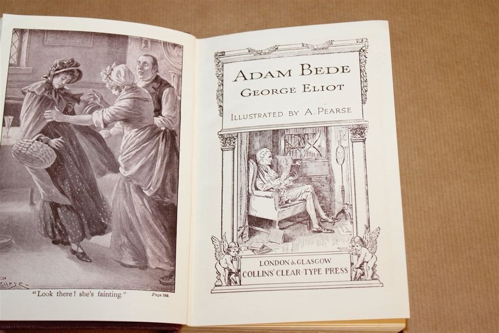 Adam Bede — George Eliot, Illustraties A. Pearse ca. 1903, Ophalen of Verzenden, Gelezen
