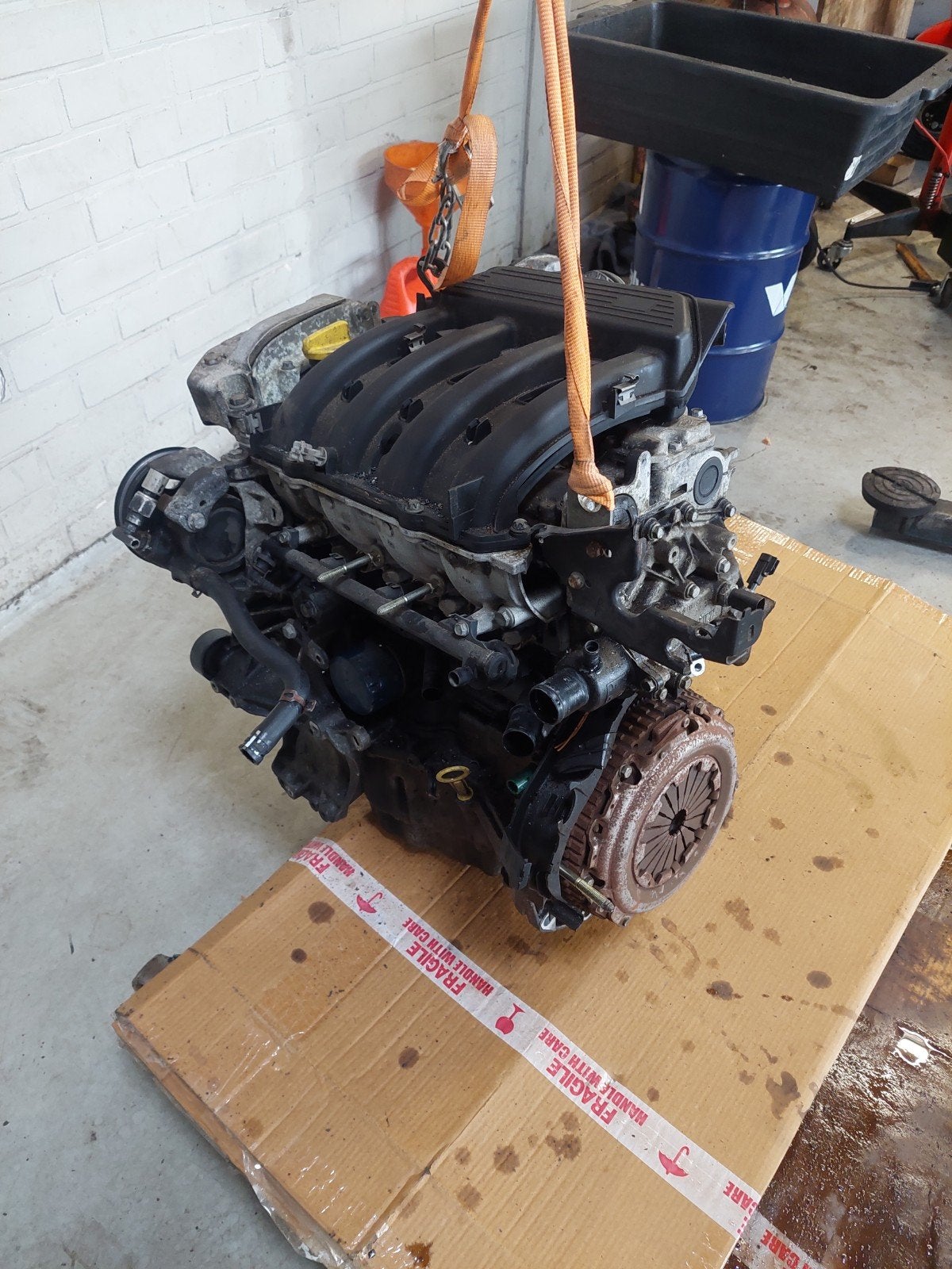 Renault 1.6 16V Motor - Gebruikt, Ophalen of Verzenden, Gebruikt, Renault