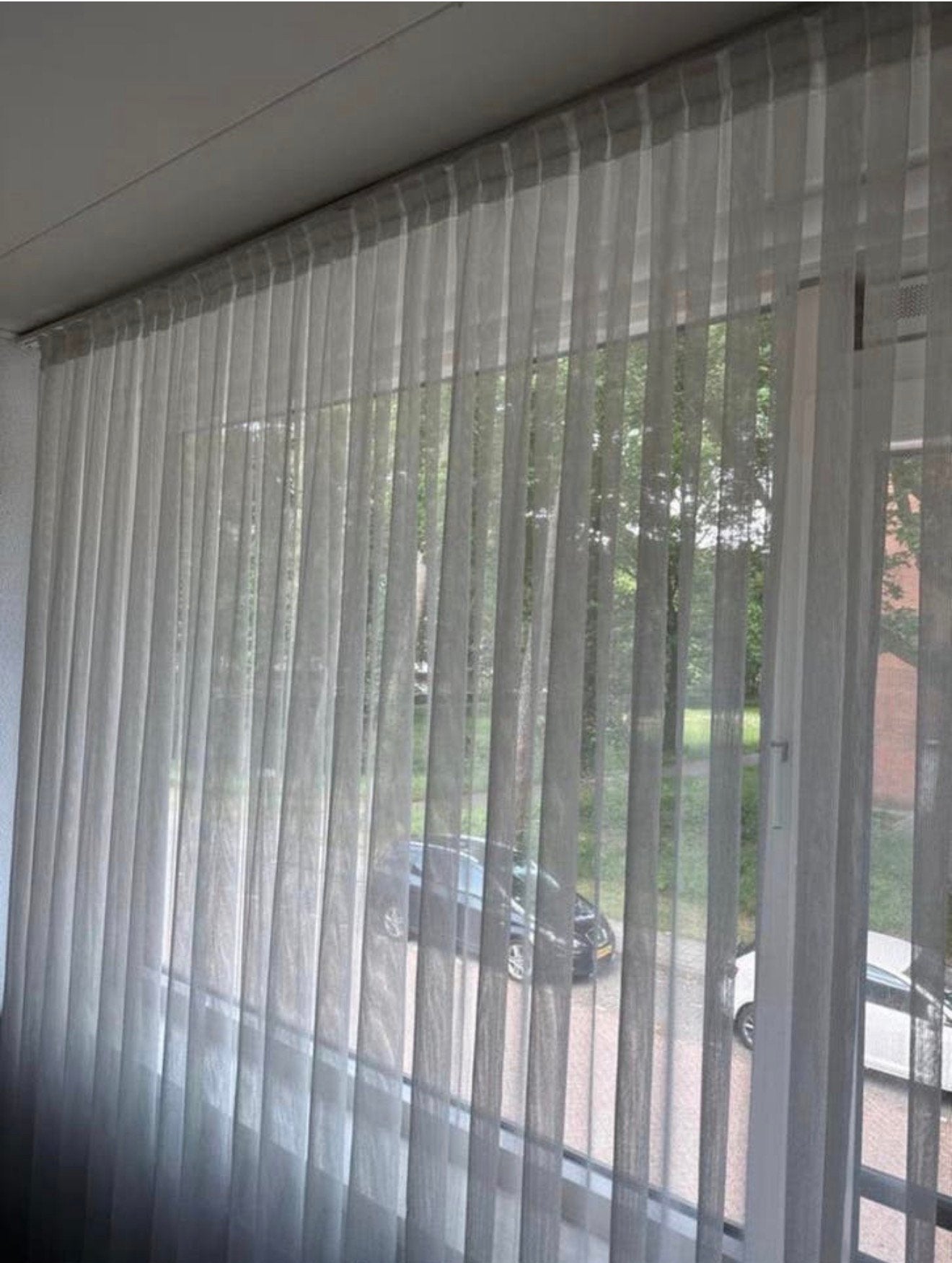 Witte vitrage, Ophalen, Zo goed als nieuw, 200 cm of meer