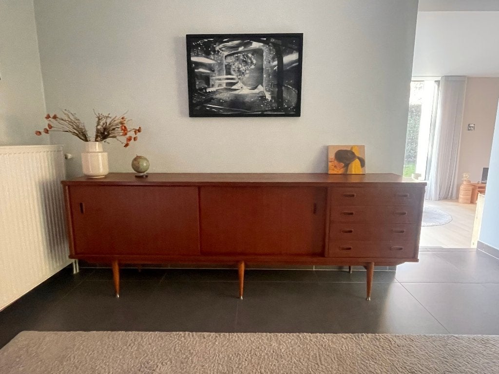 Vintage buffetkast - mid century design, Ophalen, Gebruikt, Mid century vintage design, Met lade(s)
