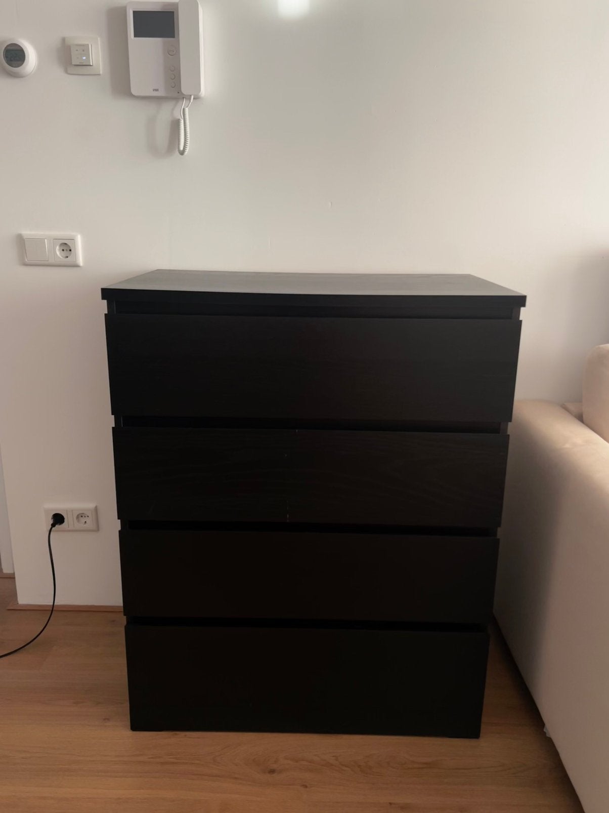 MALM ladekast IKEA, Huis en Inrichting, Ophalen, 50 tot 100 cm, Zo goed als nieuw, 3 of 4 laden