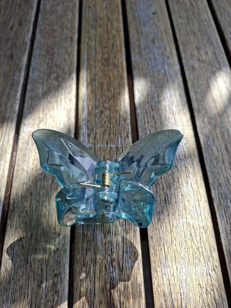 Leuke groene Vlinder haarklem !!, Ophalen of Verzenden, Zo goed als nieuw, Haarspeld