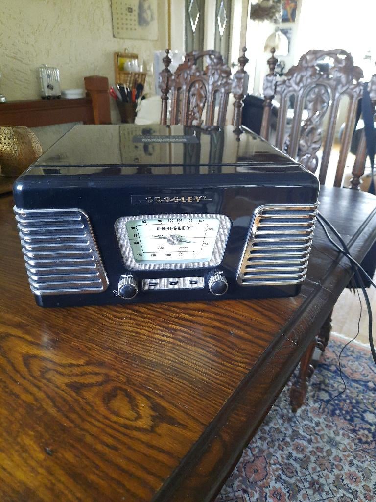 De Crosley AutoRama,Platenspeleer 33/45/78. zwart., Ophalen, Nieuw, Platenspeler-onderdeel, Overige merken