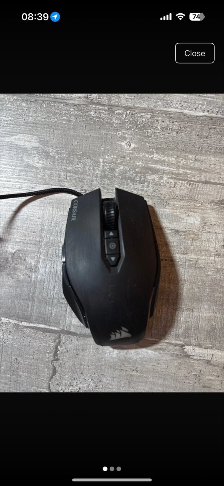 Corsair m65 PRO RGB -CH9300011 gaming muis, Computers en Software, Muizen, Rechtshandig, Muis, Gebruikt, Gaming muis