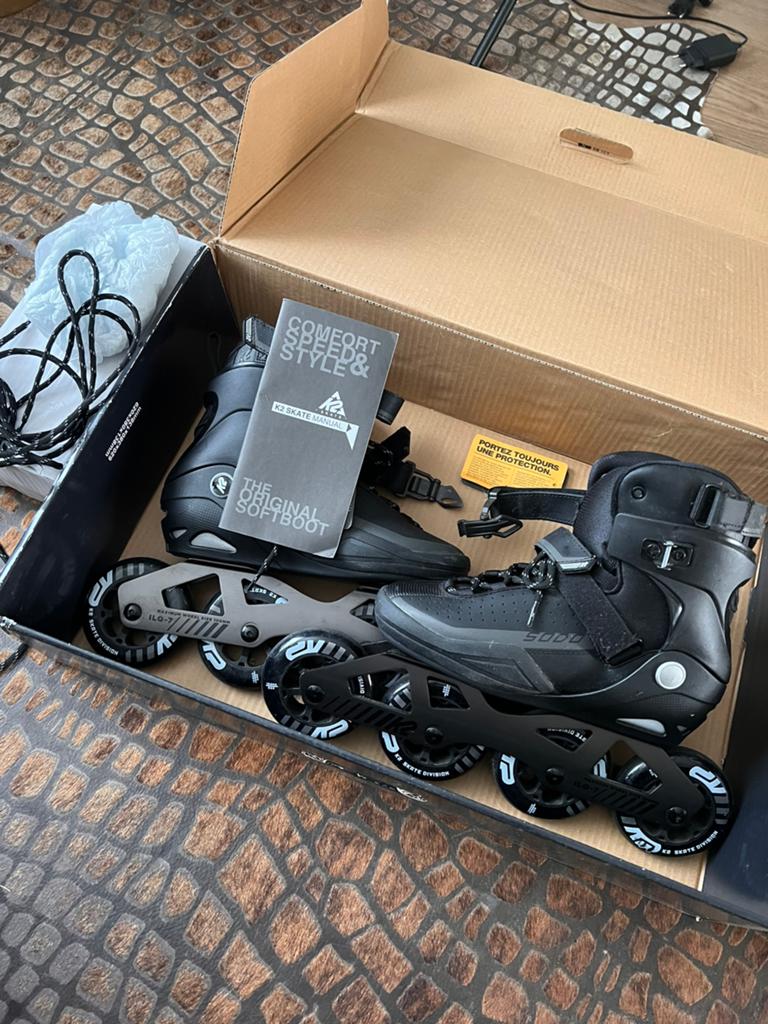K2 Sodo Urban Inline Skates – Zwart – Zo goed als nieuw, Sport en Fitness, Skeelers, Ophalen of Verzenden, Zo goed als nieuw, K2