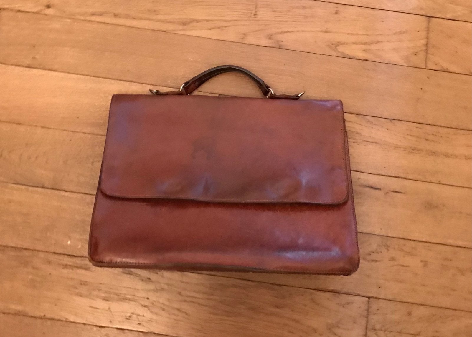 Mooie tas bruin, Computers en Software, Ophalen of Verzenden, 15 inch, Zo goed als nieuw