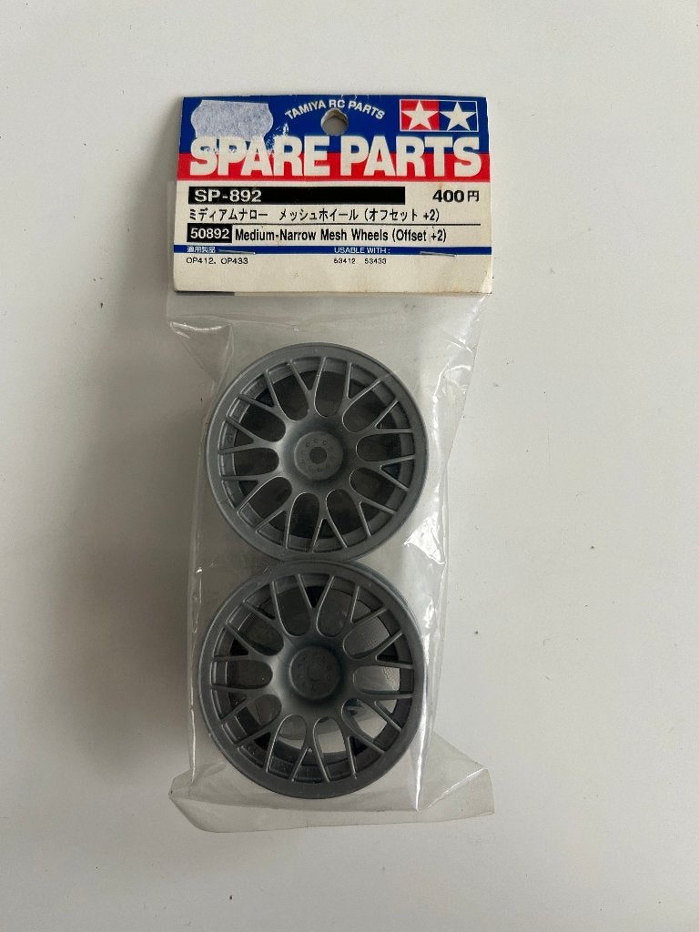 Tamiya SP-892 50892 Medium Narrow Mesh Wheel offset nieuw rc, Verzenden, Nieuw, Overige schalen, Onderdeel