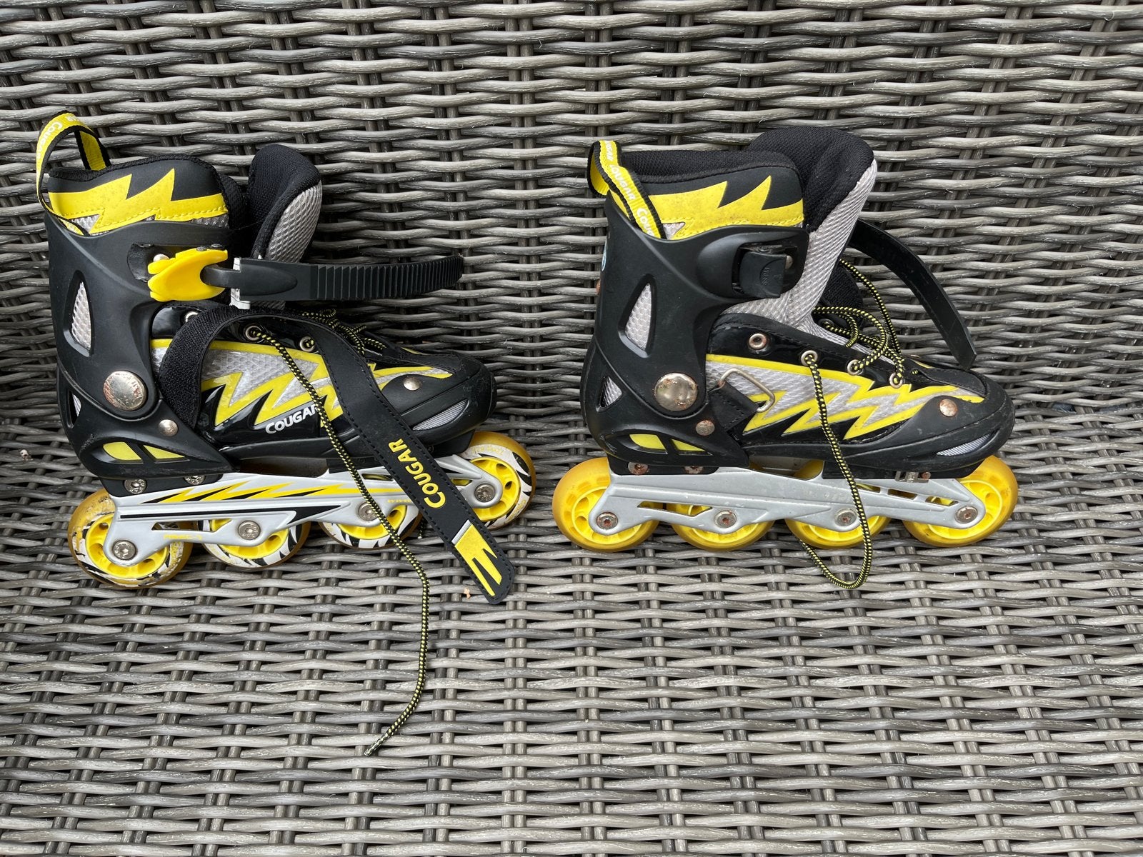 Verstelbare Cougar inline skates - Maat 34-37, Ophalen of Verzenden, Verstelbaar, Gebruikt, Kinderen