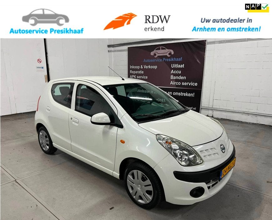 Nissan Pixo 1.0 Acenta AIRCO / NAP / NIEUWE KOPPELING, Auto's, Nissan, Voorwielaandrijving, Euro 5, Gebruikt, 200 kg