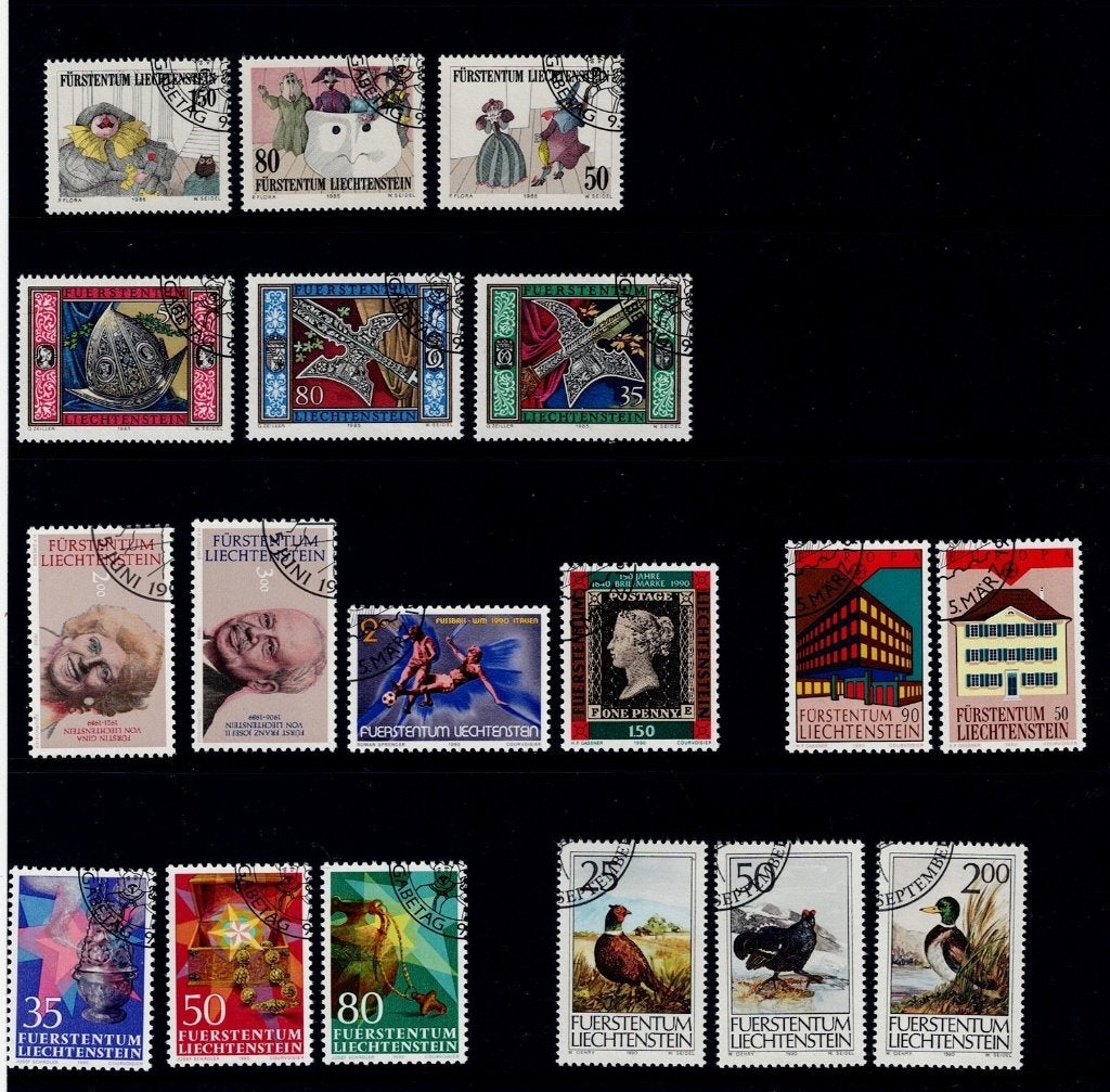 Postzegels Liechtenstein, Ophalen of Verzenden, Buitenland