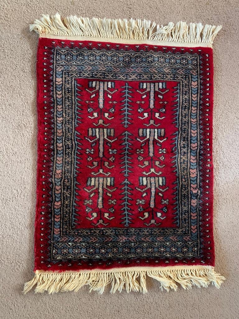 Perzisch kleed, Minder dan 50 cm, 50 tot 100 cm, Blauw, Ophalen of Verzenden