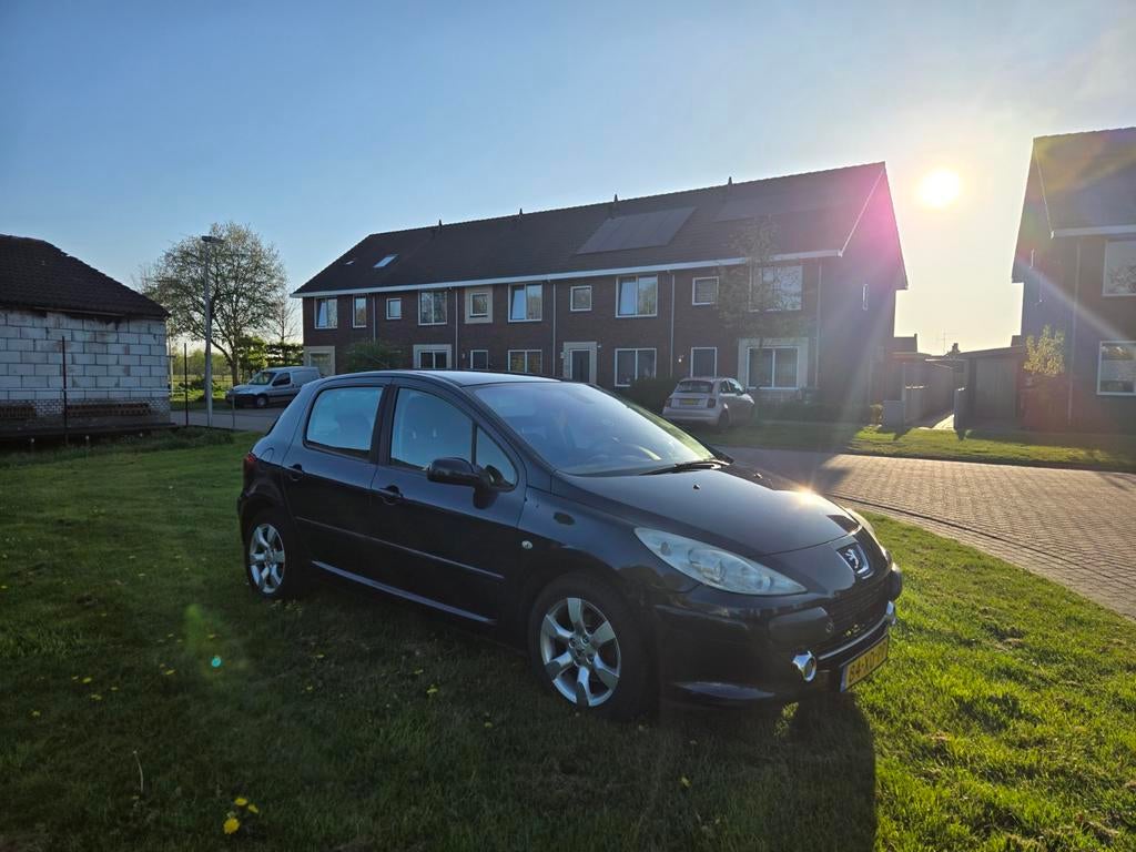 Peugeot 307 2.0 16V 5DR 2007 Blauw, Stof, 4 cilinders, Blauw, Origineel Nederlands