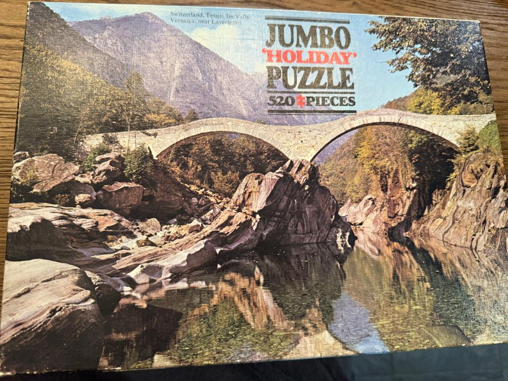 Jumbo Holiday Puzzel 520 Stukjes Zwitserland, Hobby en Vrije tijd, Ophalen of Verzenden, 500 t/m 1500 stukjes, Gebruikt, Legpuzzel