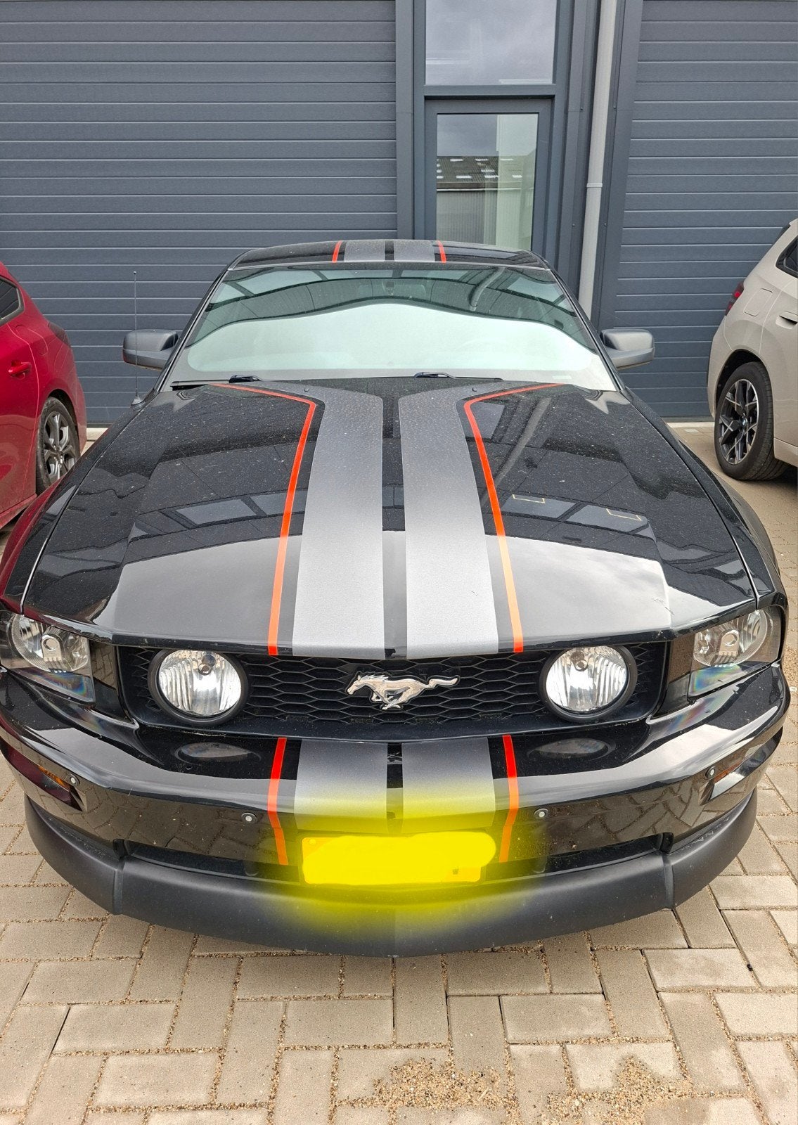 ford mustang gt 2008, Automaat, Achterwielaandrijving, 8 cilinders, Zwart
