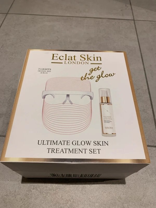 LED MASK Eclat Skin London Ultimate Glow Skin Treatment Set, Ophalen of Verzenden, Nieuw, Gehele gezicht, Verzorging