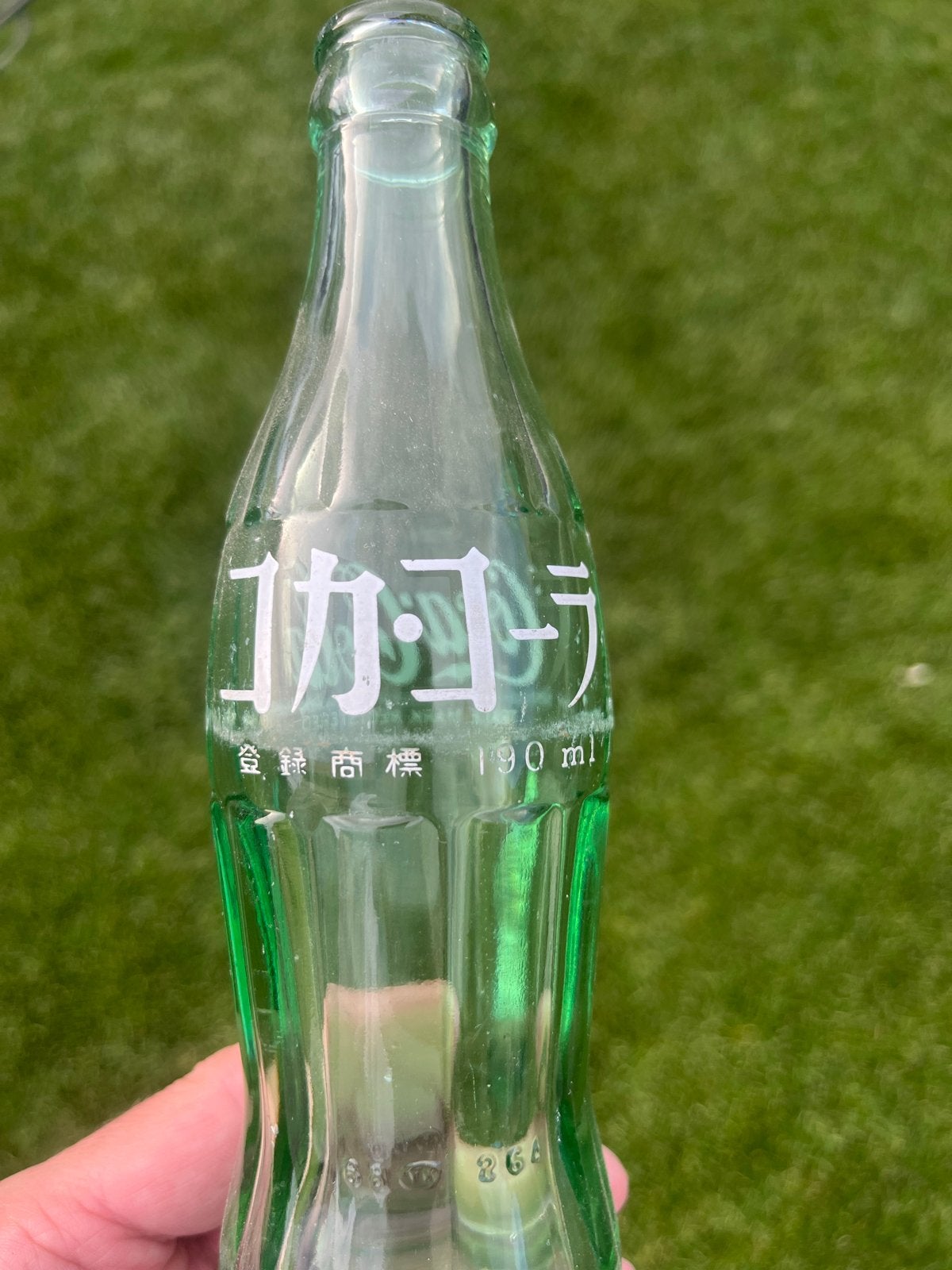 Vintage Coca Cola flesje - Japanse tekst - 190 ml, Ophalen of Verzenden, Gebruikt