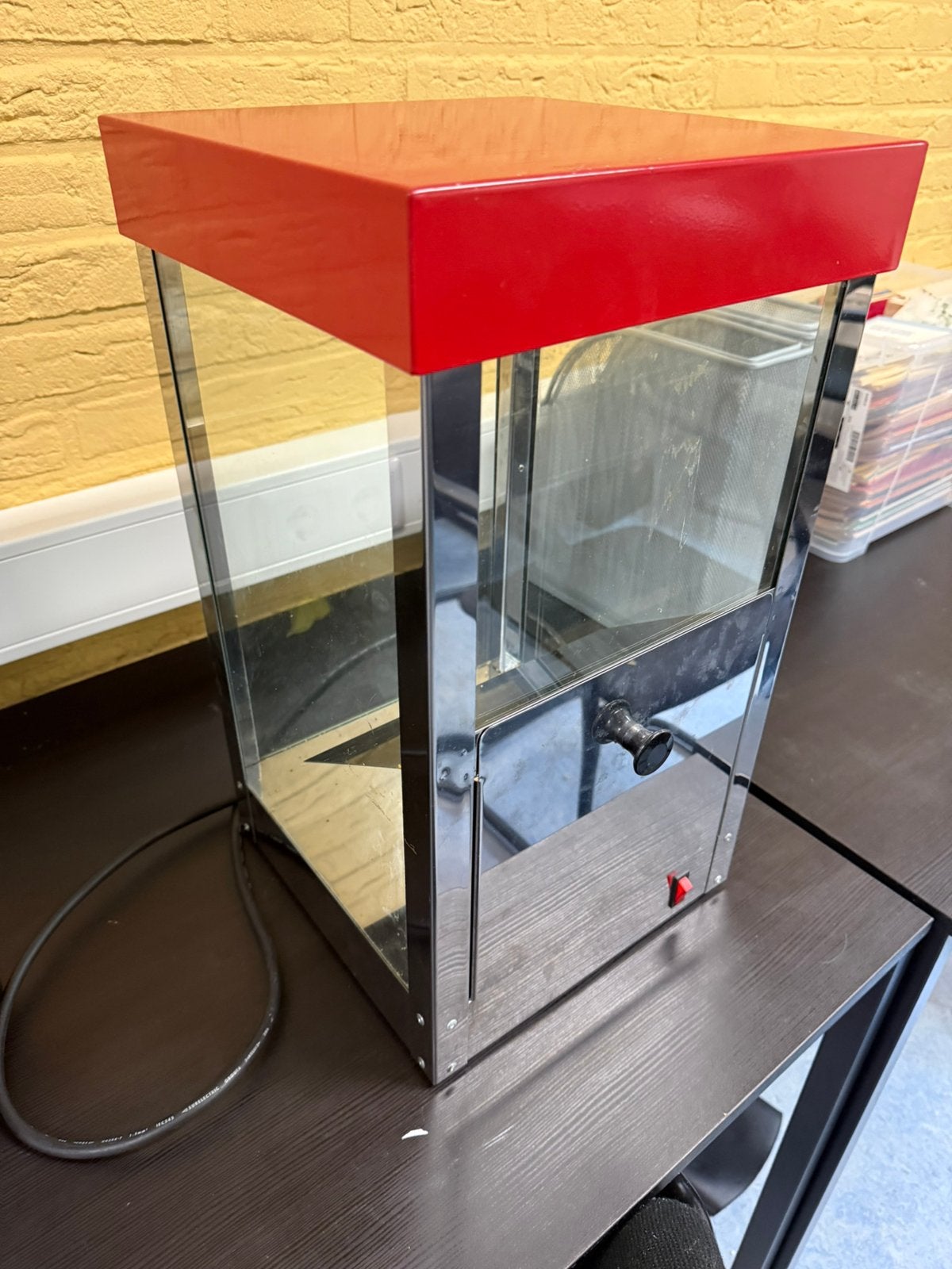 Retro popcornmachine, voor onderdelen of restauratie, Ophalen