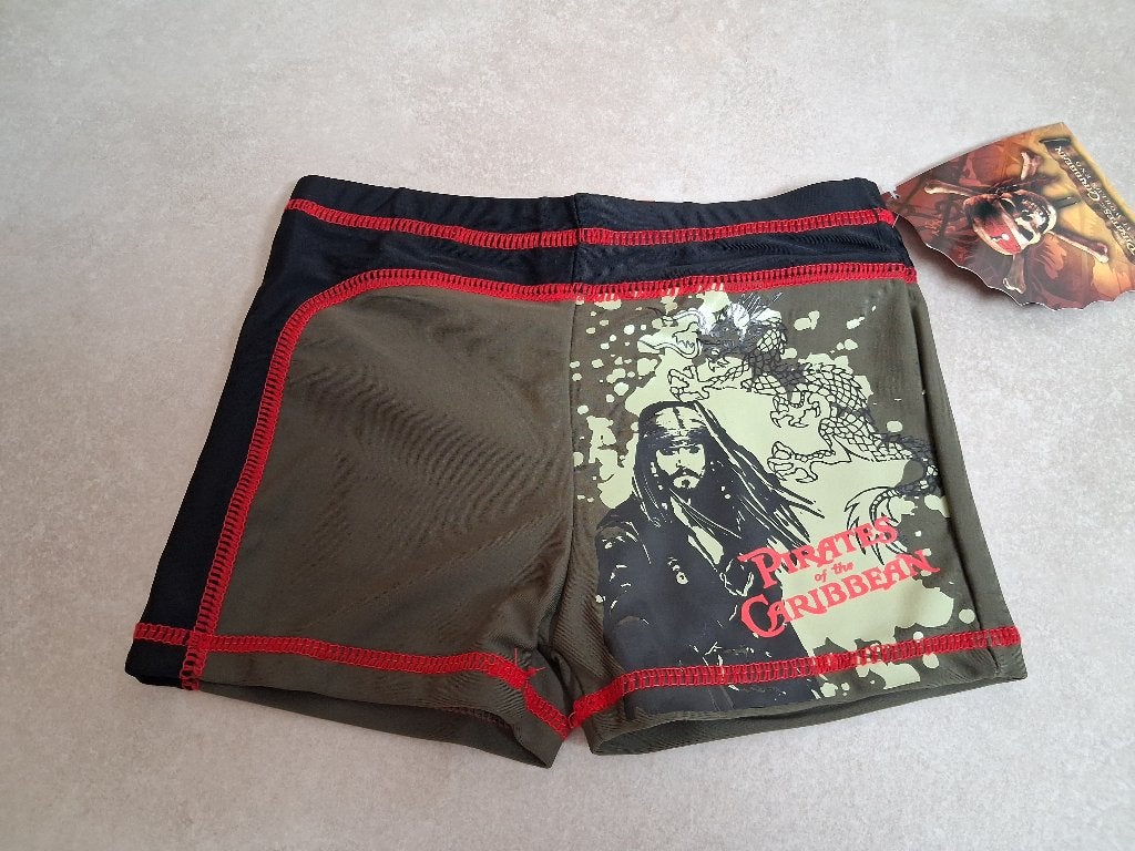 Nieuw! zwembroek Pirates of the caribbean maat 116/122, Kinderen en Baby's, Kinderkleding | Maat 116, Disney, Ophalen of Verzenden