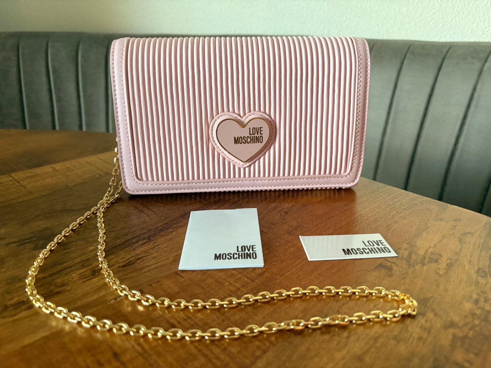 Roze Moschino tas hart, Ophalen of Verzenden, Zo goed als nieuw, Roze, Handtas