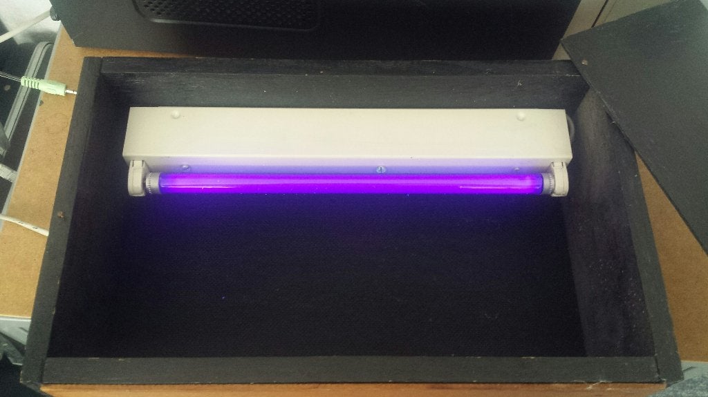 Postzegellamp UV licht, Ophalen of Verzenden, Gebruikt