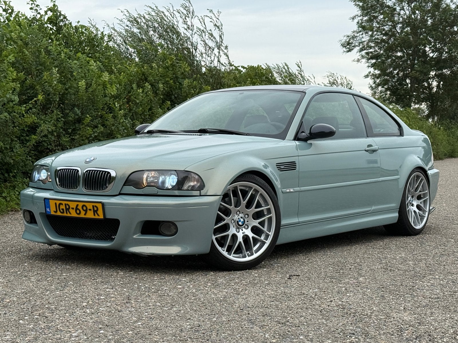 BMW E46 330Ci | M3, Auto's, BMW, Zwart, Blauw, 231 pk, Handgeschakeld