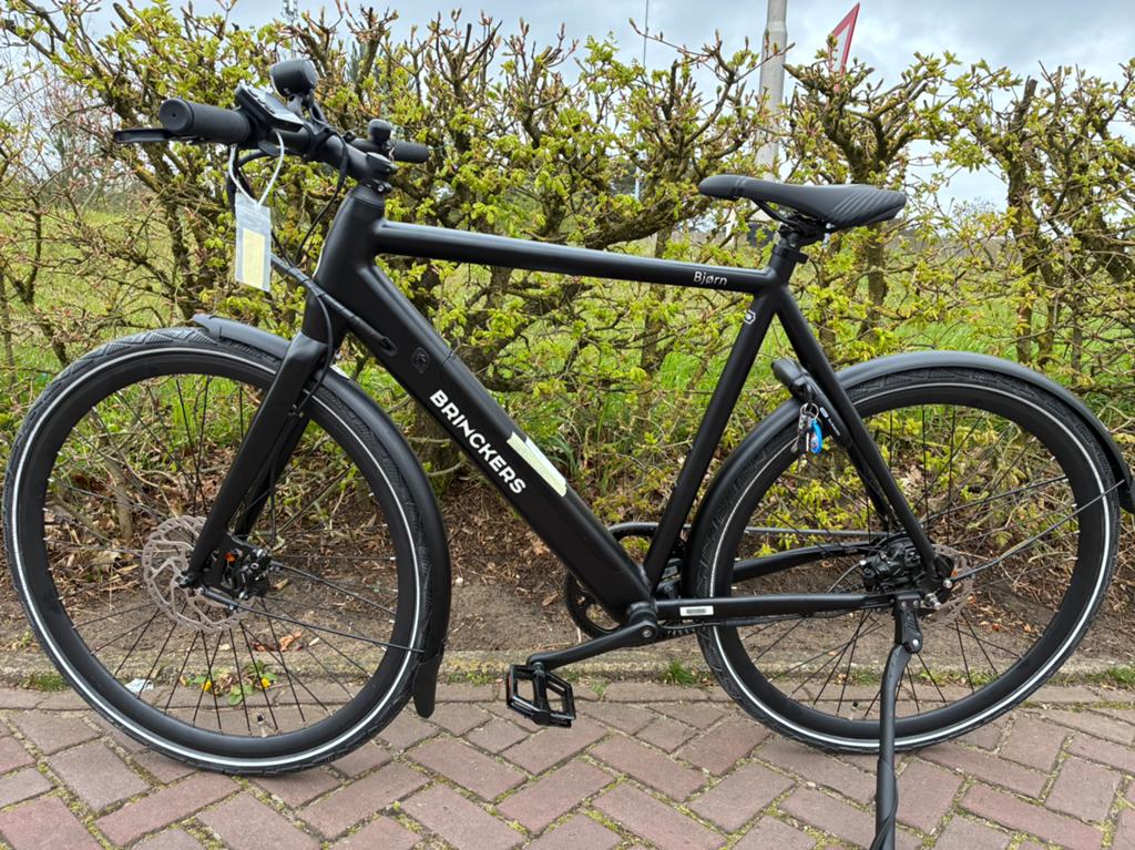 Brinckers heren ebike met riem aandrijving als nieuw!, Fietsen en Brommers, Elektrische fietsen, 55 tot 59 cm, Ophalen of Verzenden