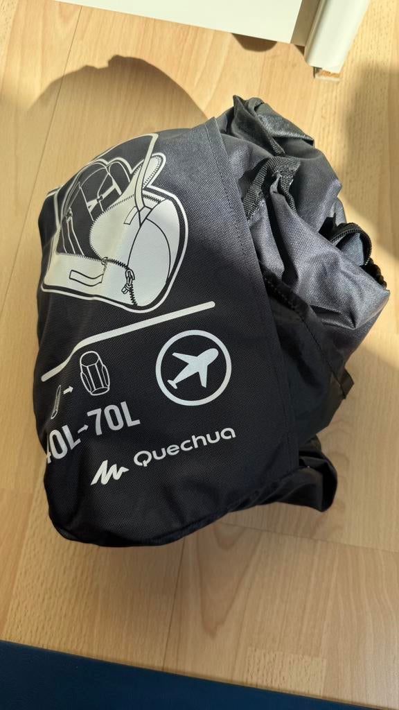 Decathlon Forclaz Vliegtuighoes TRAVEL 40-90L, Ophalen, Zo goed als nieuw, Overige typen