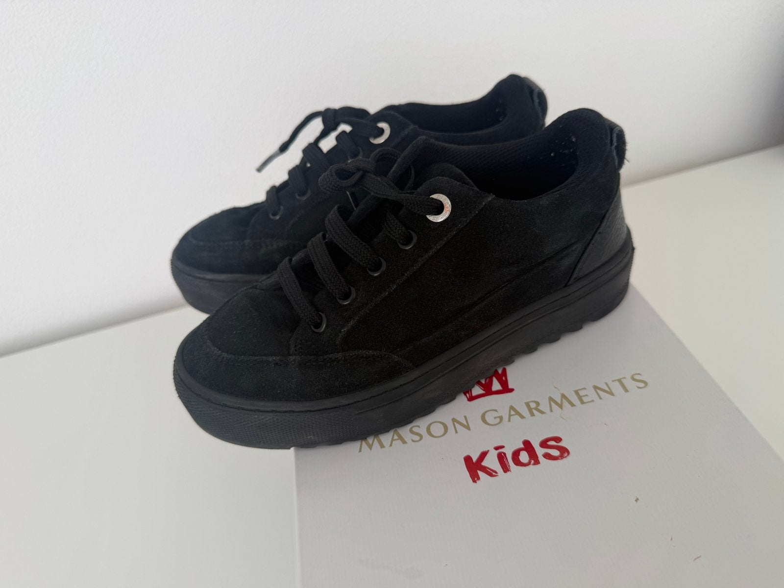 Mason Garments Kids sneakers - Zwart - Maat 34, Ophalen of Verzenden, Zo goed als nieuw, Jongen of Meisje, Schoenen