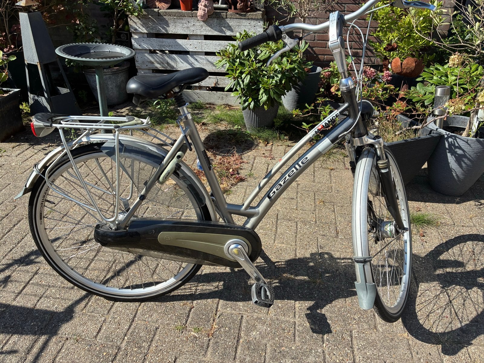 Nette Gazelle damesfiets 7 versnellingen, geveerde voorvork, Ophalen, 47 tot 50 cm, Versnellingen, Zo goed als nieuw