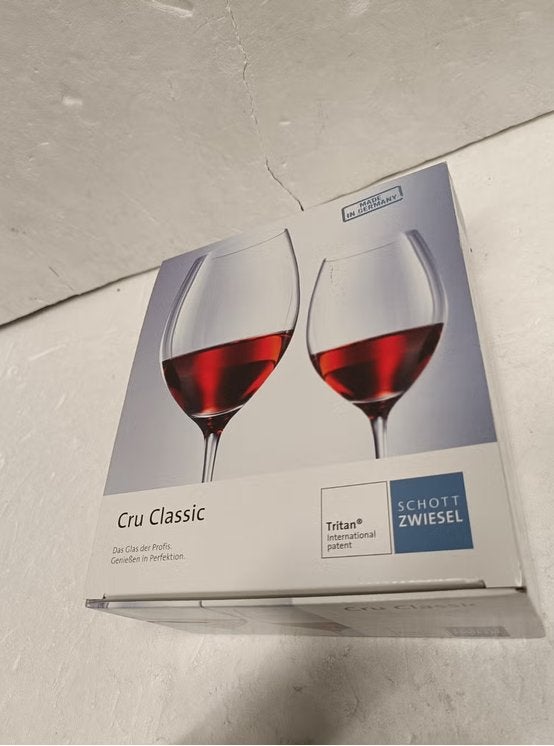Schott zwiesel wijnglazen cru classic 586ml nieuw set van 2, Nieuw, Ophalen of Verzenden