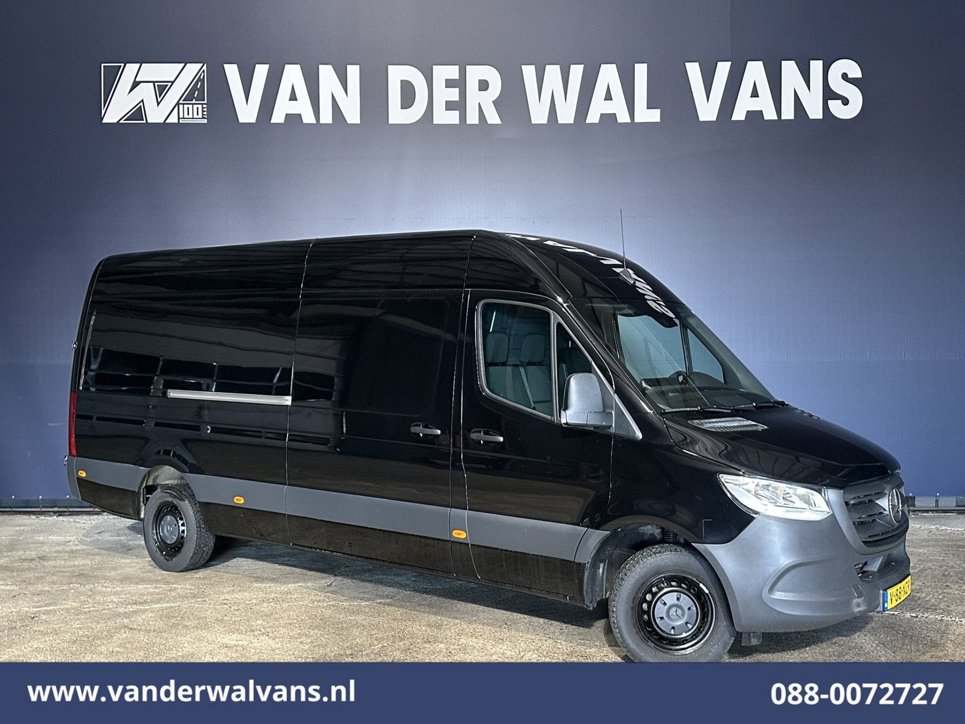Mercedes-Benz Sprinter 317 CDI 170pk L3H2 Euro6 Airco | Came, Auto's, Gebruikt, 4 cilinders, 2000 kg, Zwart
