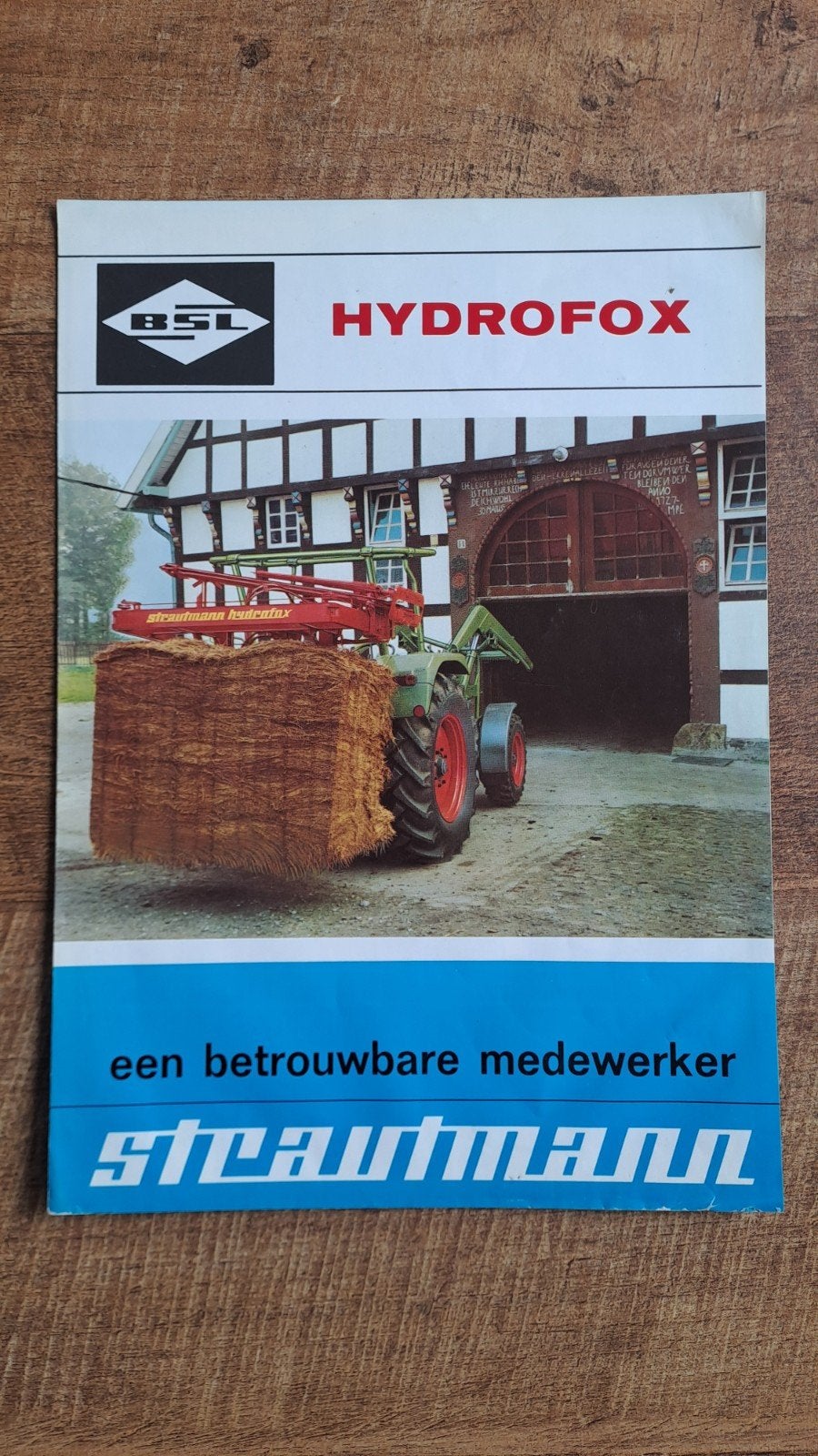 folder STRAUTMANN HYDROFOX kuilvoersnijder, Ophalen of Verzenden, Zo goed als nieuw, Folder