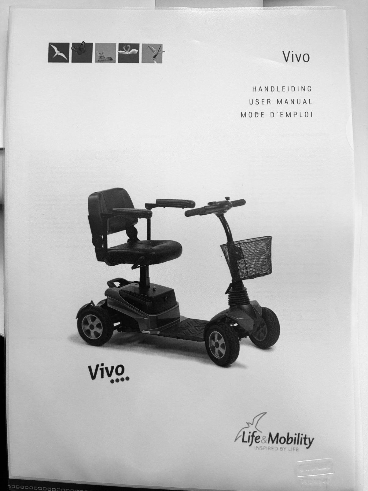 Goede scootmobiel Vivo zwart, Ophalen, Zo goed als nieuw, Overige merken, 10 km/u of minder