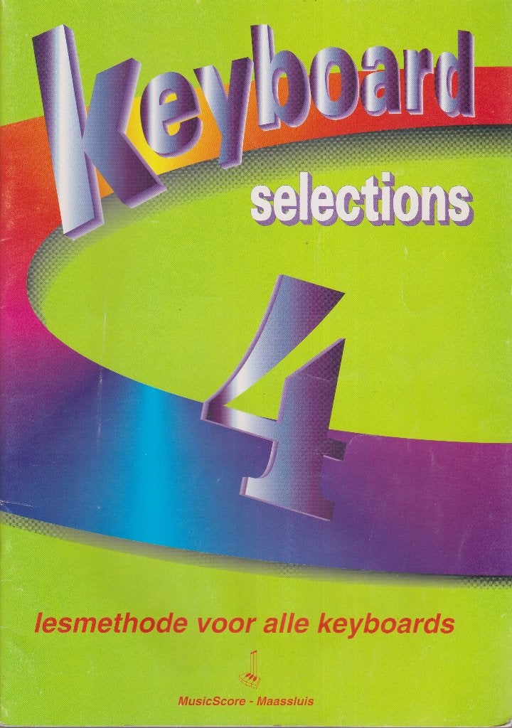 KEYBOARD - SELECTIONS - DEEL 4, Muziek en Instrumenten, Bladmuziek, Gebruikt, Ophalen of Verzenden, Artiest of Componist, Keyboard