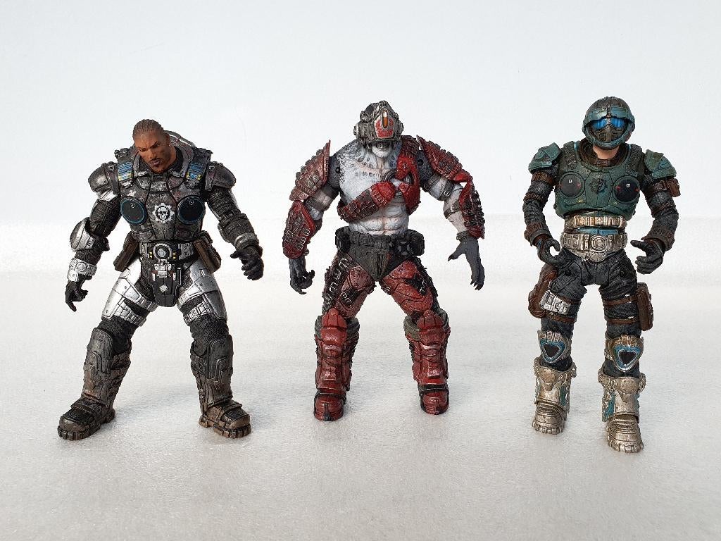 Gears of War 2: lot van 3 actiefiguren (Neca, 2008-2009), Verzamelen, Ophalen of Verzenden, Gebruikt
