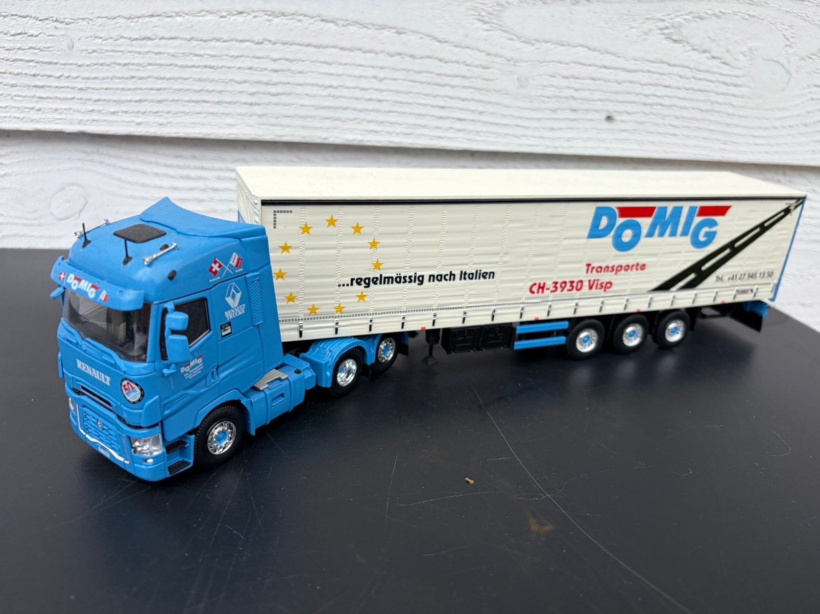 TEKNO RENAULT DOMIG TRANSPORT, Ophalen of Verzenden, Gebruikt, Bus of Vrachtwagen, Tekno