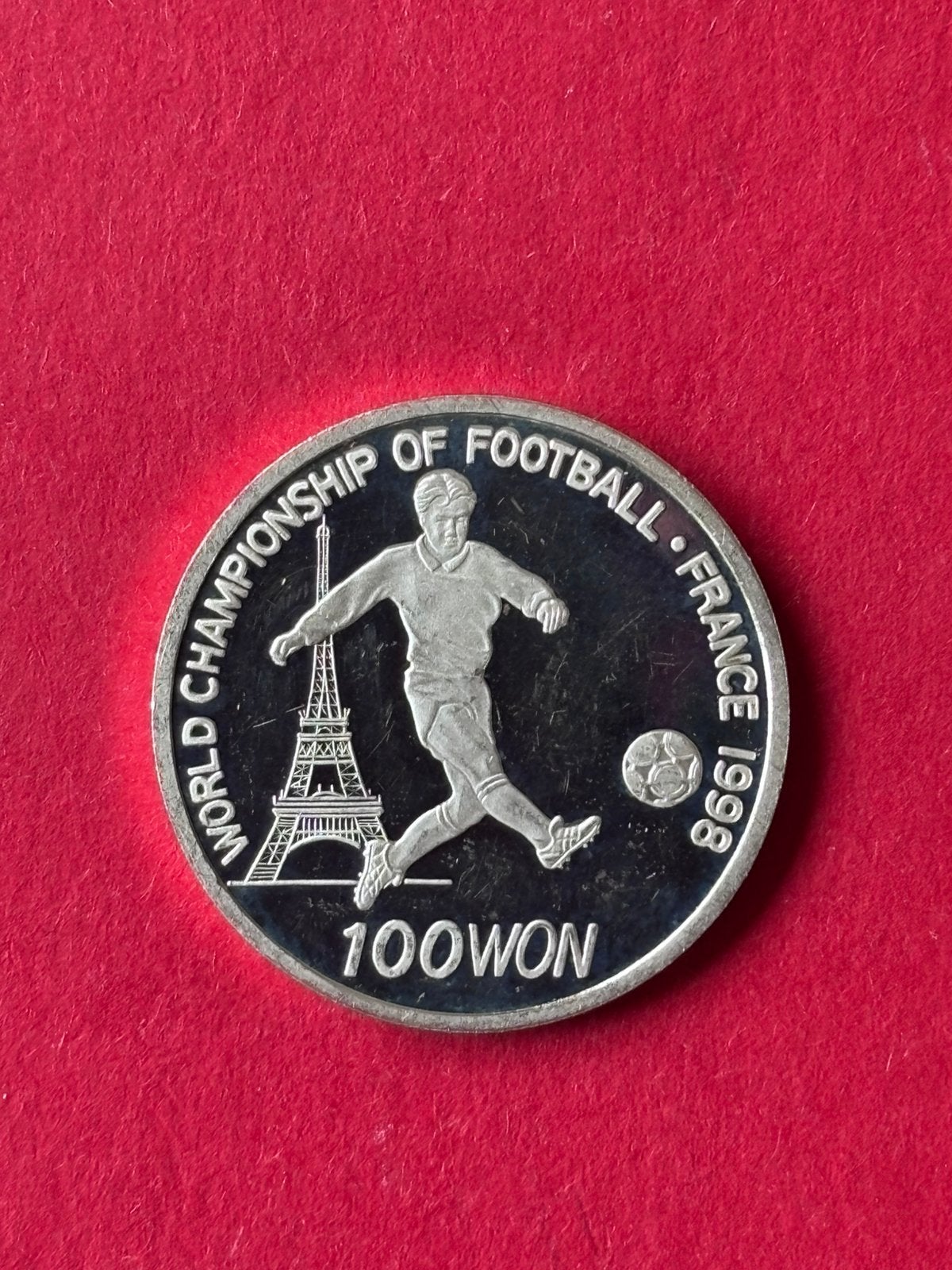 Korea Noord 100 won 1995 Proof 0,999 zilver 7.00 grams, Postzegels en Munten, Ophalen of Verzenden, Oost-Azië, Zilver