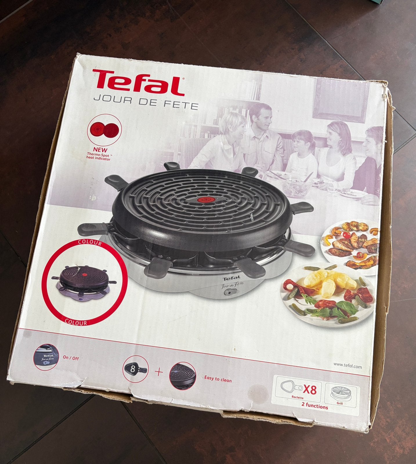 Tefal raclette grill, Witgoed en Apparatuur, Gourmetstellen, Ophalen of Verzenden, Zo goed als nieuw