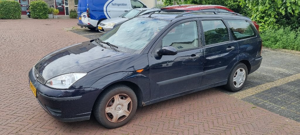 Ford Focus 1.4 I Ambiente Wagon 2003 Blauw, Auto's, Ford, Particulier, Focus, Benzine, B, Stationwagon, Handgeschakeld, Origineel Nederlands
