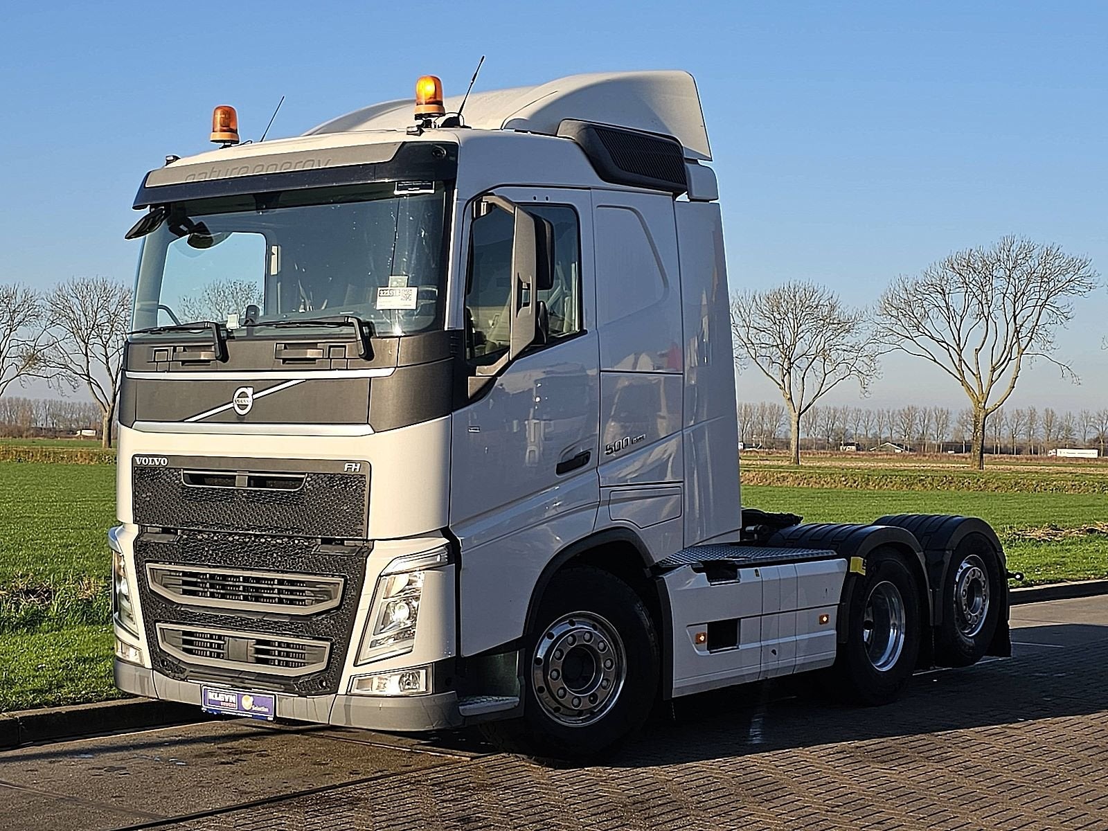 VOLVO FH 500 6x2 steered pto+hydr, Automaat, Euro 6, 510 pk, Wit