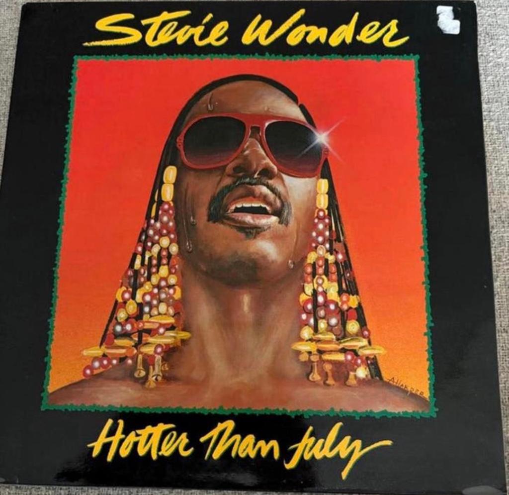 Lp vinyl Stevie Wonder - Hotter than july, Cd's en Dvd's, Vinyl | R&B en Soul, Ophalen of Verzenden, Gebruikt