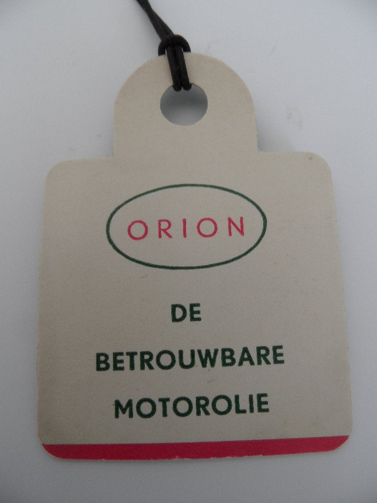 Orion motorolie Zaandam olieverversingskaartje, Verzenden, Zo goed als nieuw, Gebruiksvoorwerp
