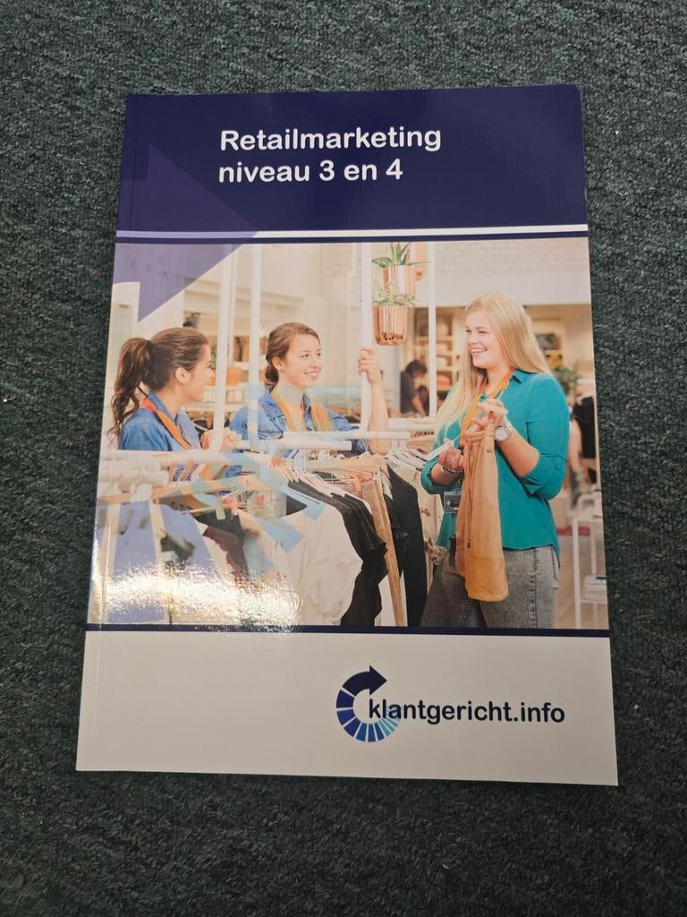 Retailmarketing niveau 3 en 4 - Zo goed als nieuw, Boeken, Studieboeken en Cursussen, Verzenden, Zo goed als nieuw, MBO