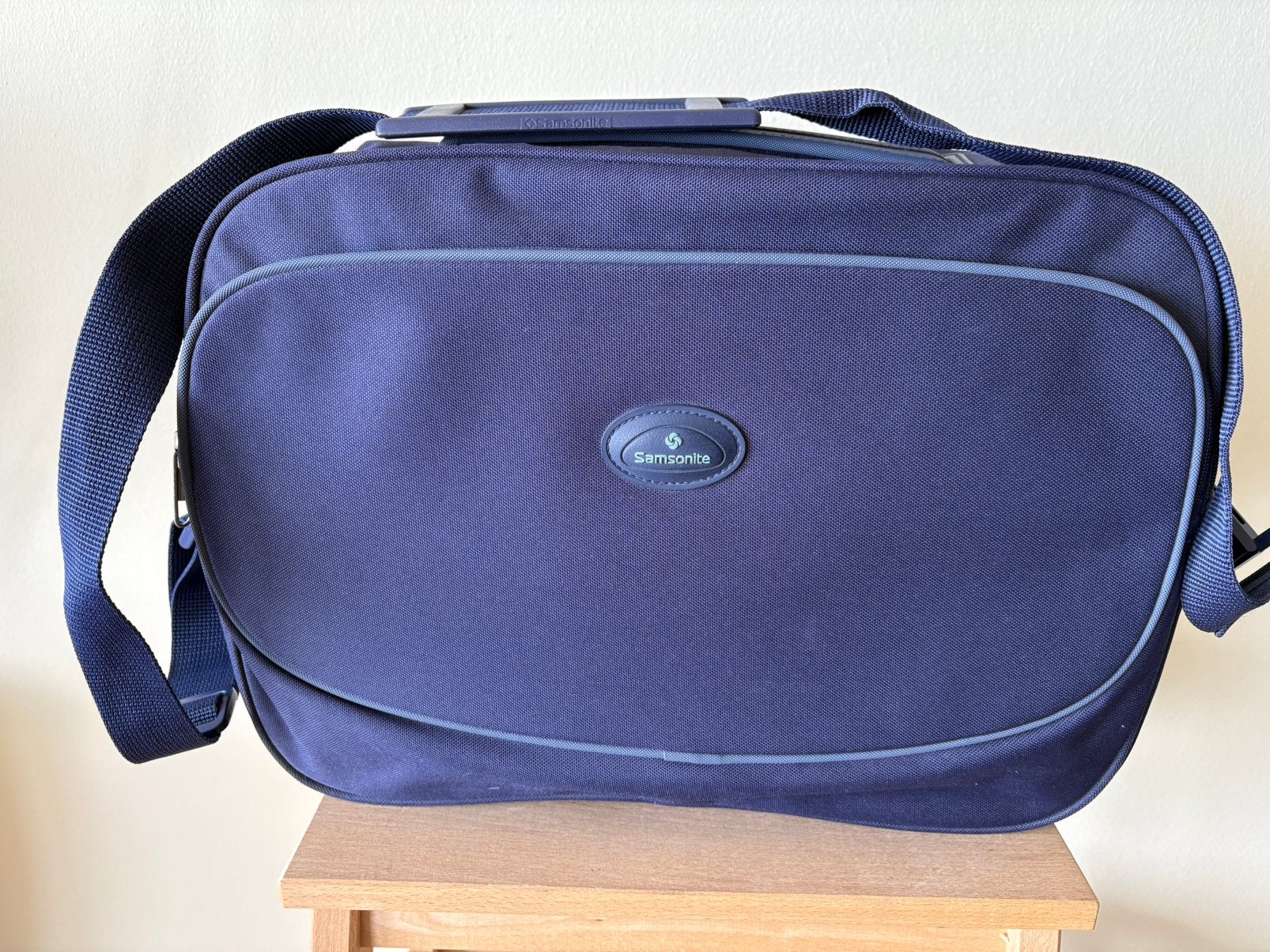 Samsonite compacte reistas blauw, Sieraden, Tassen en Uiterlijk, Tassen | Reistassen en Weekendtassen, 30 cm of meer, Blauw, Minder dan 40 cm